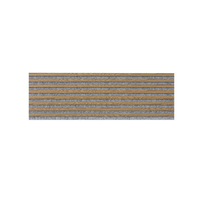 Wooden wall panel 2700 x 400mm (Grey - Light oak)
